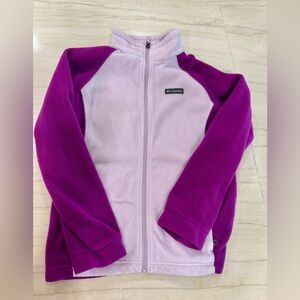 Columbia Lavender and Plum Fleece Jacket
